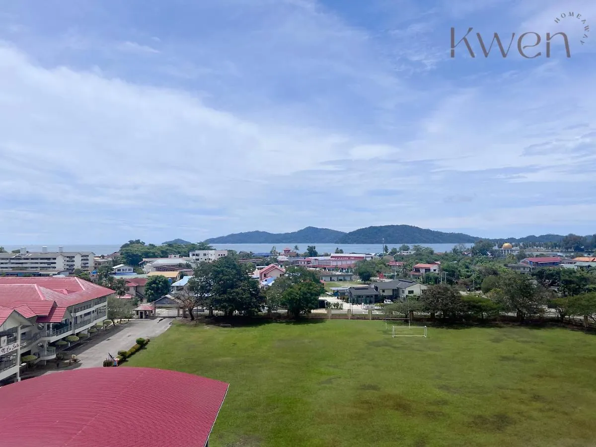 Kwen Suites-Tanjung Aru Infinitypool Seaview/Airport View Kota Kinabalu Apartment